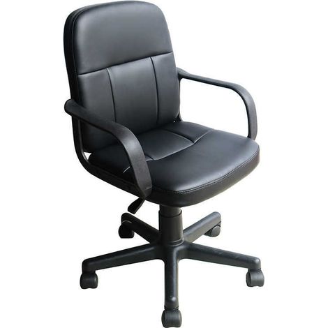 POLTRONA PRESIDENZIALE WILSON 60X50XH100CM NERA
