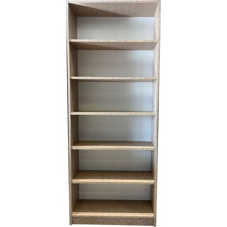 Libreria CTF Alta 6 Ripiani Tela Ramata 80x28x201 cm (1/4)