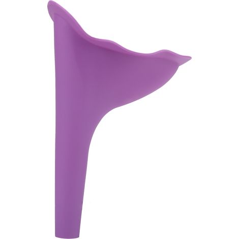 Nouveaux accessoires de toilette de voyage et de camping pour femmes : entonnoir urinaire portable d'extérieur (violet) (1/5)
