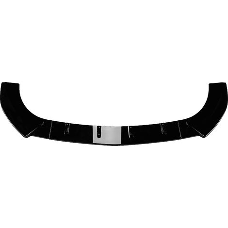 Spoiler anteriore per paraurti, in plastica ABS di alta qualità, facile installazione, nero lucido. (1/2)