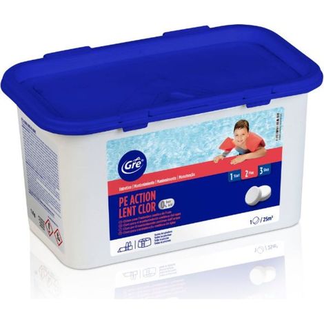 CLORO LENTO IN PASTIGLIE 250 GR CONFEZIONE 1 KG