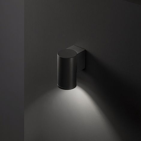 Applique Esterno Moderna Quarondo Alluminio Antracite 1 Gu10 Ip65
