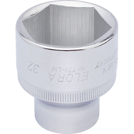 Draper 2mm Hexagon Socket for 1/2" Drive – Metric Square Drive Hexagon Sockets, Model 15321 (1/5)