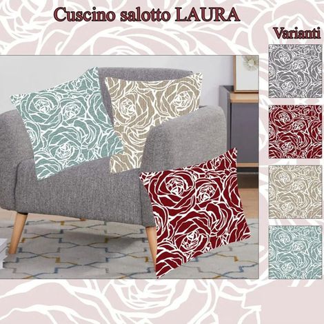 Trade Shop - EINRICHTUNG KISSEN KISSENBEZUG SOFA WOHNZIMMER VERSCHIEDENE FARBEN LAURA 50x50 -