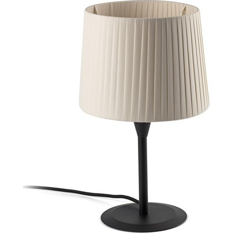 SAMBA Lámpara sobremesa negra/encintada beige 64311-38 (1/3)