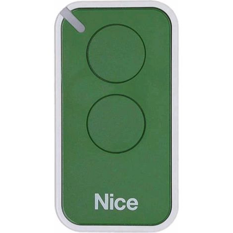 Transmisor de control remoto original NICE INTI2G Verde Radio Control INTI 2 Verde