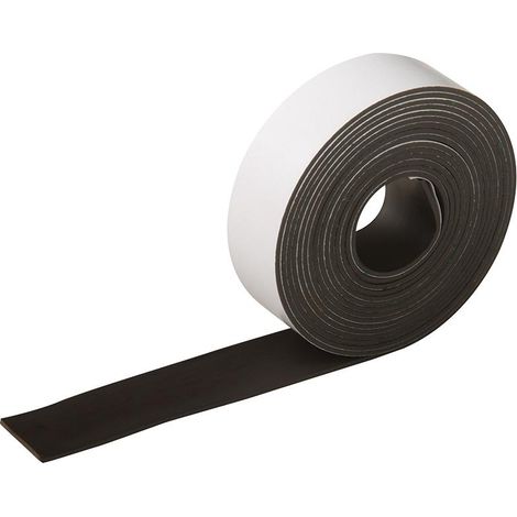 Cinta magnética flexible autoadhesiva, 25 mm x 3 m (1/3)