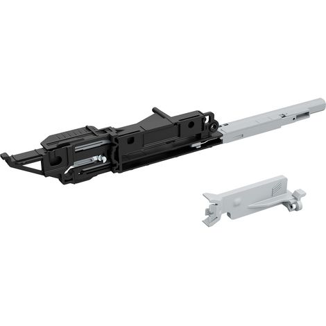 Hettich Systema Top2000 Push-to-open für grifflose Fronten Kunststoff alu-finish (1/2)