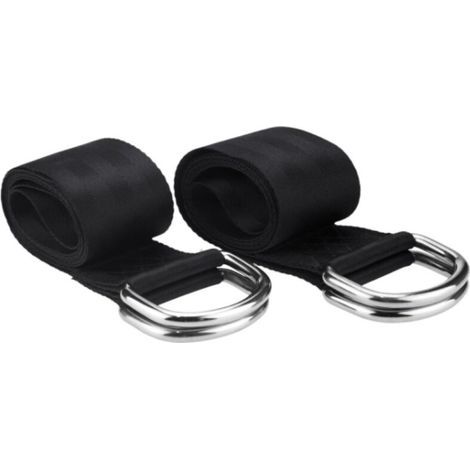 Sangle pour hamac 150 x 2, fixation pour hamac avec 2 crochets de sécurité et anneaux en D pour la fixation d'une balançoire, d'un hamac, d'un siège de camping ou suspendu, poids 550 kg