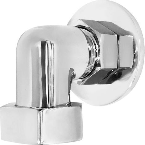 Old London Chrome Back to Wall Shower Elbow - VQE001 (1/2)