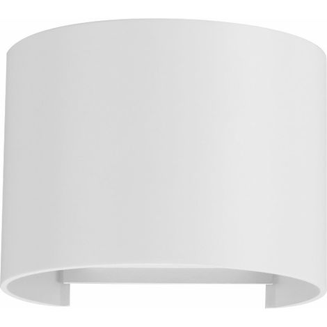 Applique LED da Parete LEK R 6,8W 120° 4000K Bianco Opaco, Lampada da Interni ed Esterni a Luce Regolabile Orientabile - Beneito & Faure (1/4)