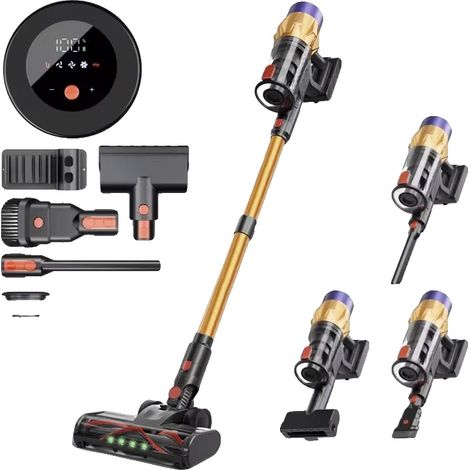 Aspirateur, Design sans fil, Filtration HEPA, Or Plus (1/2)