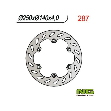 Disco de freno delantero Aprilia RX 50/125, ETX 125 250x140x4 High Steel