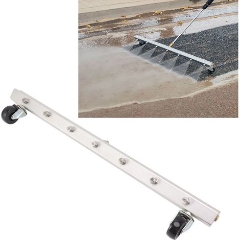 Spazzola ad acqua per idropulitrice, pulitore per telaio a doppia funzione, 65 cm, 7 ugelli, 4000 PSI (1/5)