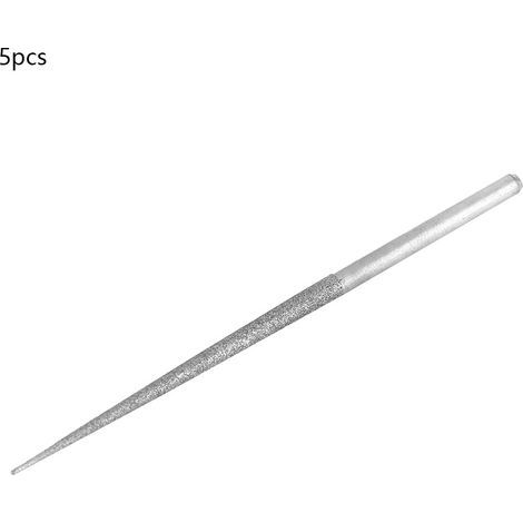 elongated needle-shaped diamond grinding bits, 0.8 mm point, 80 mm total length (1/5)