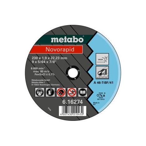 MOLA X TRONCARE INOX NOVORAPID 230X1,9X22,23 MM (1/2)