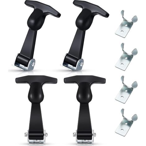 Telo ombreggiante resistente nero in 2 pezzi da 2x4 piedi con passacavi e copertura per piante (1/5)