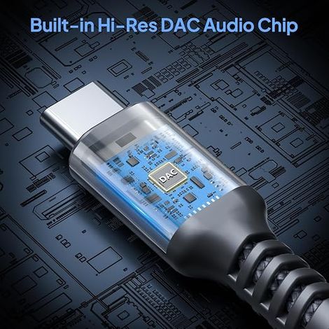 Adaptateur USB vers Auxiliaire, Adaptateur USB Femelle vers Jack 3,5mm Mâle Audio Stéréo Câble Convertisseur AUX pour Autoradio Lecteur CD DVD MP3 Fonction Décodage Musique Voiture 20cm