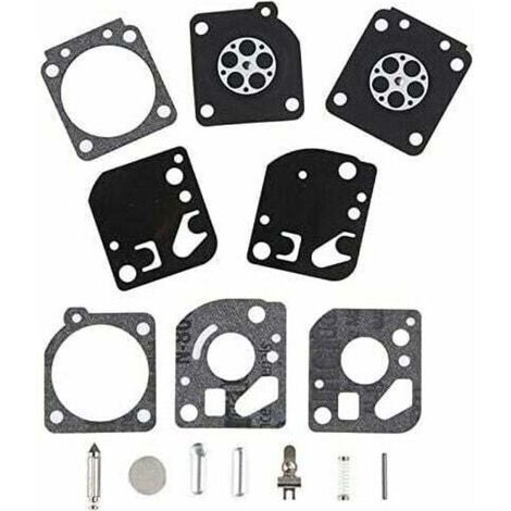 Kit di riparazione carburatore RB-29 da 15 pezzi con guarnizioni a membrana per motosega ZAMA C1U, Homelite UT-20004-AB UT-20024-AB UT-20044-AB, Ryobi 26cc e 30cc-Crezuo