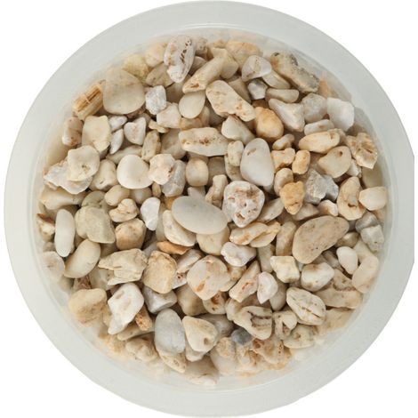 Gravier décoratif jaune d'environ 8/12 mm aquasand naturel 4.5 kg - zolux