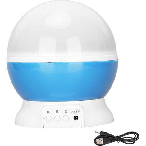 Projecteur d'Étoiles LED 360° pour Chambre Bébé, Nuit et Fêtes - Lumière Nocturne Rotative (1/5)