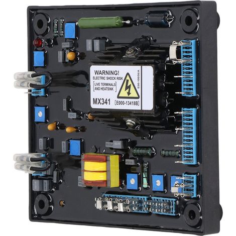 MX341 Régulateur Automatique de Tension Génératrice Sans Balais, Stabilisateur de Tension 140-220V, Pièce de Groupe Électrogène, Accessoire Version (1/5)