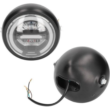 Convient aux phares ronds à LED de 6,5 pouces DC12V, adaptés aux motos, scooters et motos tout-terrain. (1/2)