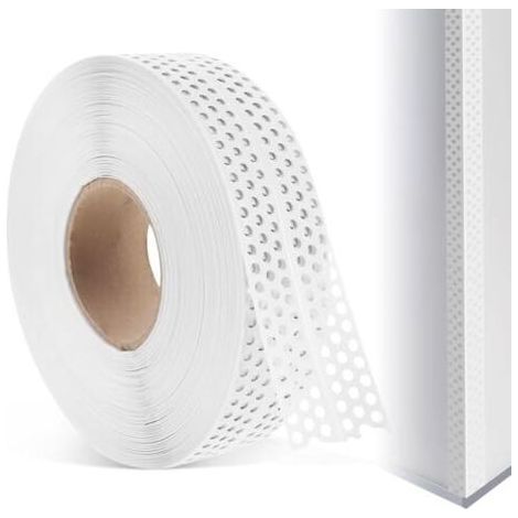 Ruban de protection de joint générique pour plaques de plâtre, ruban de joint auto-adhésif 40Mx5CM, rail d'angle pour cloison sèche (1/5)