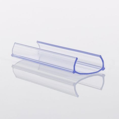 Clip de Fixation PVC pour Gaine Néon LED Flexible Monochrome Dimmable 7.5W/m 220V AC 120 LED/m Semi-circulaire 180° IP67 Transparent