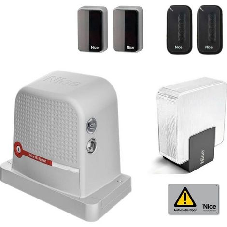Kit d'automatisation pour portail coulissant NICE RBS600HSBDKCE RBS 600 Rapido 24 V haute vitesse