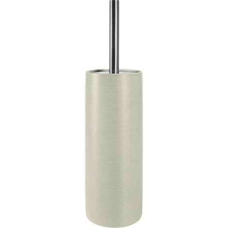 Brosse wc avec support Céramique TUBE RIBBED Ciment Spirella (1/2)