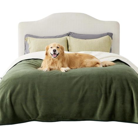 Hundedecke wasserdichte 229x218cm waschbar XXXL (229x218cm) Olivgrün (1/5)