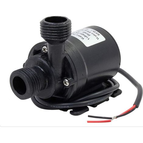 1 Pompe à eau submersible 800L/H 5M DC 12V, moteur sans balai, faible bruit, pour étang aquarium fontaine (1/5)