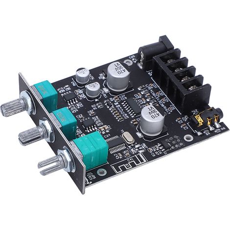 Bluetooth 2.0 Stereo-Verstärker 50W+50W, digitales HIFI-Modul mit Bass-/Höhenregelung, verzerrungsarme Leistungsverstärkerplatine für DIY-Lautsprecher. (1/5)