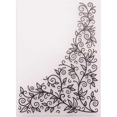 Schablone für Prägefolder aus Kunststoff zum Selbermachen von Scrapbooks, Fotoalben, Karten und Dekorationen
