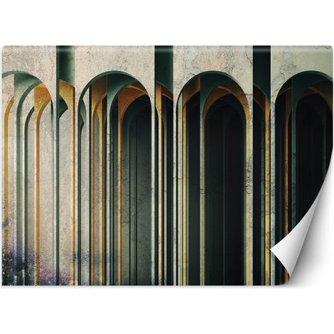 Fototapete 3D-Tunnel Grün 100x70 cm (1/5)