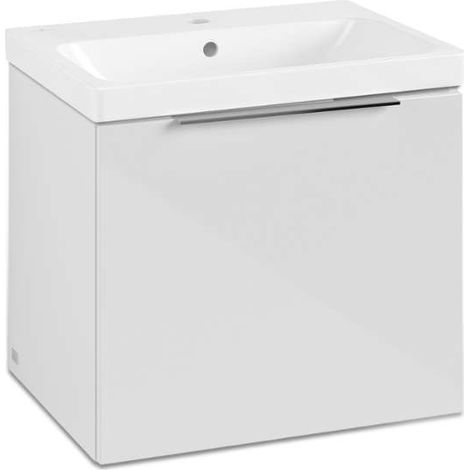 Villeroy & Boch Architectura - Meuble avec lavabo, 55x47x42 cm, 1 tiroir, blanc 4A876001SVS (1/5)