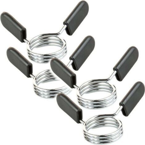 2 Pairs Dumbbell Locks, Locking Device, 30mm, Spring Loaded Locks, Spring Clip, Dumbbell (1/2)