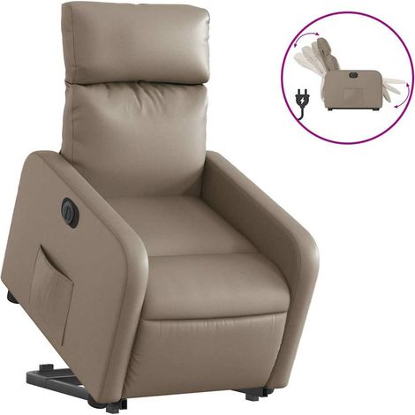 Maison Exclusive - Relaxsessel mit Aufstehhilfe Elektrisch Cappuc