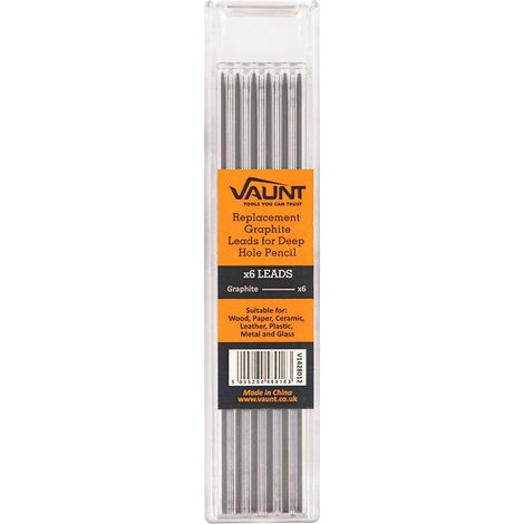 Vaunt Replacement Graphite Leads V1428010 Deep Hole Pencil Pack of 6 V1428012 (1/3)