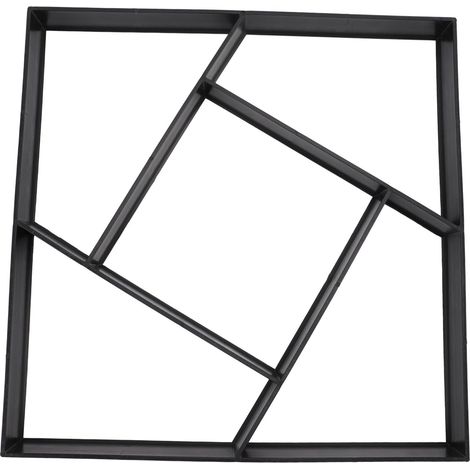 Dalle de jardin réutilisable en béton Walk Maker, 40 cm, idéale pour créer un chemin sur une pelouse, une terrasse ou dans un jardin. (1/5)
