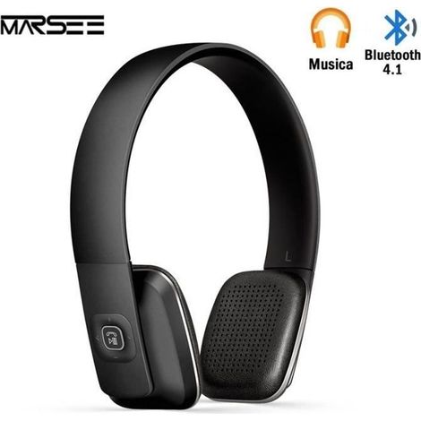 Marsee Bluetooth 4.1 High Fidelity Wireless-Kopfhörer für Samsung S8, S8+, S9, S9+, Note 8/9, iPhone X/XS/XS Max/XR/8 (1/5)