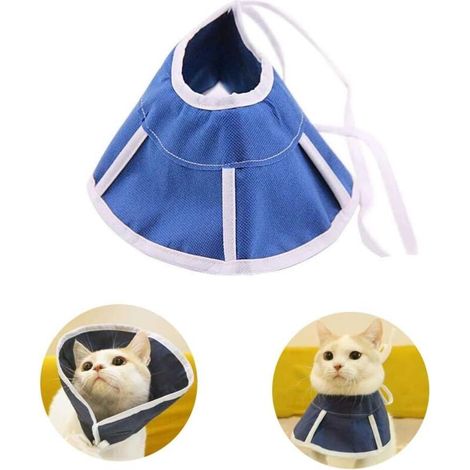Bardusch - Collier récupération animaux réglable, cône doux anti-mordant lécher guérison plaies (1/4)