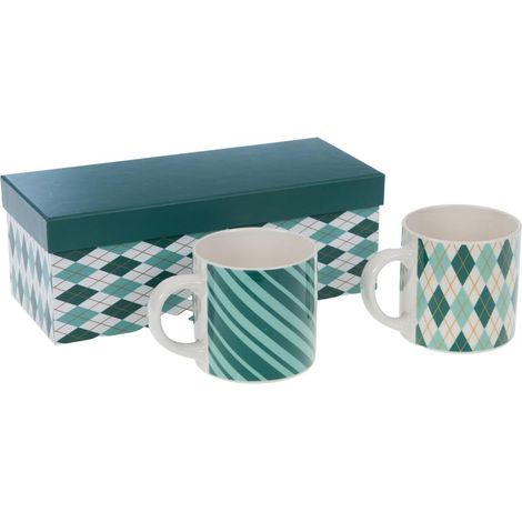 Amadeus - Coffret 2 mugs bleus Santa (1/3)