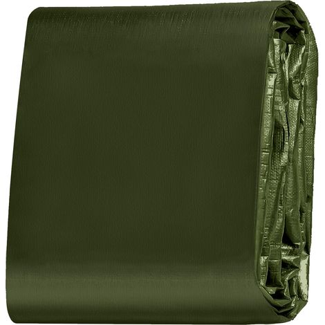 Bâche imperméable et résistante en polyéthylène pour extérieur,épaisseur de 160 g/m²,résistante au Gel et aux UV,pour Jardin,tonnelle,Camping,Meubles,abri de Jardin (1/5)