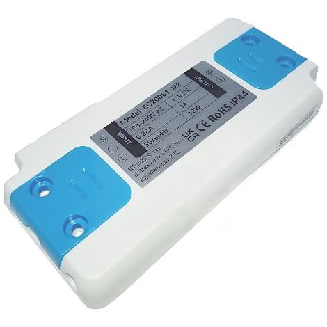 LED-Möbelnetzteil 12W 12V IP44 Eco Light EC20081 (1/2)