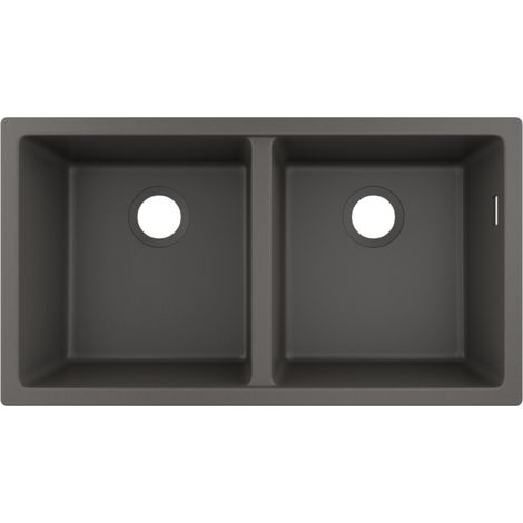 S510-U770 GS Fregadero bajo encimera 370/370 gris piedra (1/3)