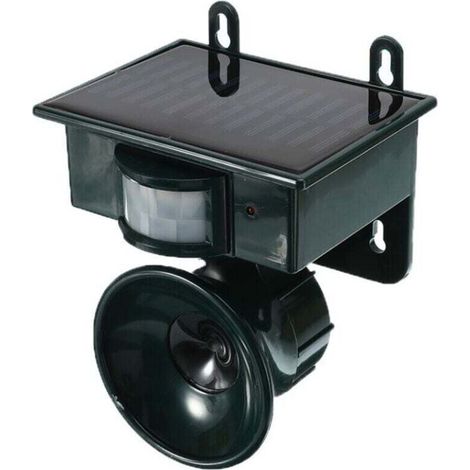 Repelente de plagas con energía solar, repelente ultrasónico de plagas, cazador ultrasónico de plagas, repelente ultrasónico de plagas con sensor de movimiento PIR alimentado por energía solar