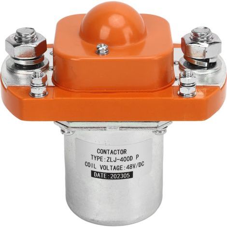 Solénoïde de contacteur principal ZLJ 400D 48V 400A, métal forte puissance universel pour chariot de Golf électrique, tracteur, chariot élévateur, bateau. (1/5)