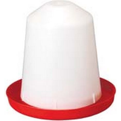 12PZ ABBEVERATOIA SIFONE IN PLASTICA PER PULCINI - lt.1.5 ø cm.20x16h.